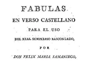 2 Fabulas en verso castellano para el uso del Real Seminario Bascongado Texto impreso  5 e1685553347241