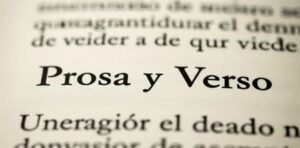 Prosa y verso